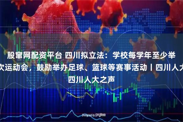 股窜网配资平台 四川拟立法：学校每学年至少举办一次运动会，鼓励举办足球、篮球等赛事活动丨四川人大之声